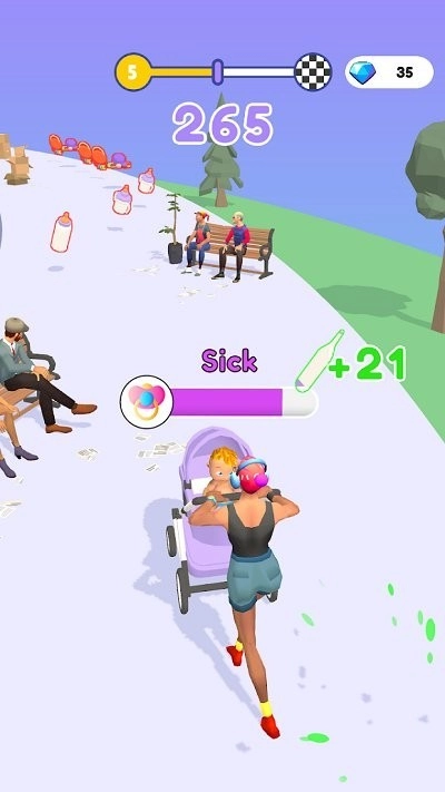 婴儿车冲冲冲游戏图1