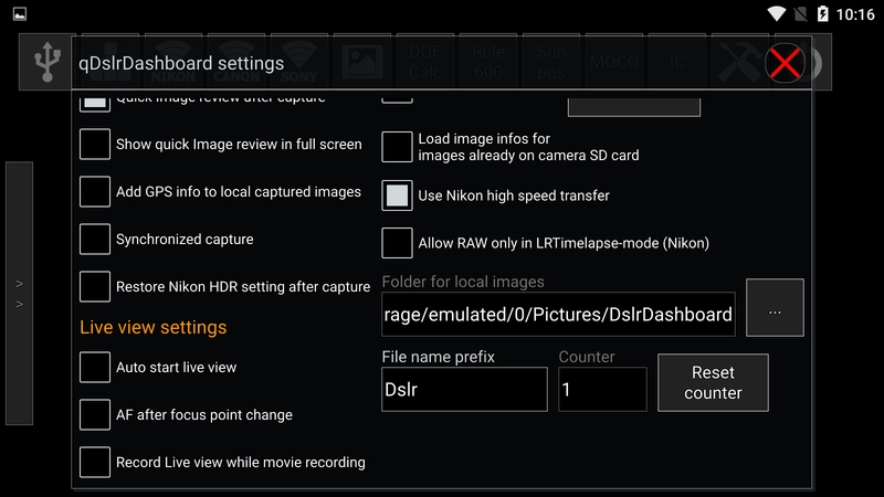 qdslrdashboard最新版图4