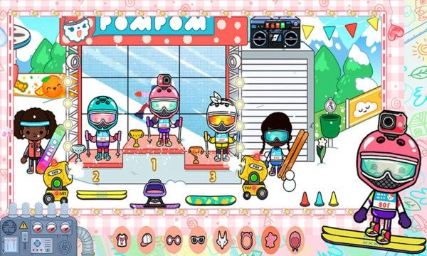 米加世界小镇最新版图1