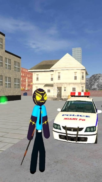 火柴人绳索英雄黑豹警官最新版图1